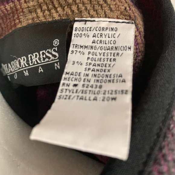 Sag Harbor Woman Multicolor Stripe Blazer Size 20W - Picture 2 of 5